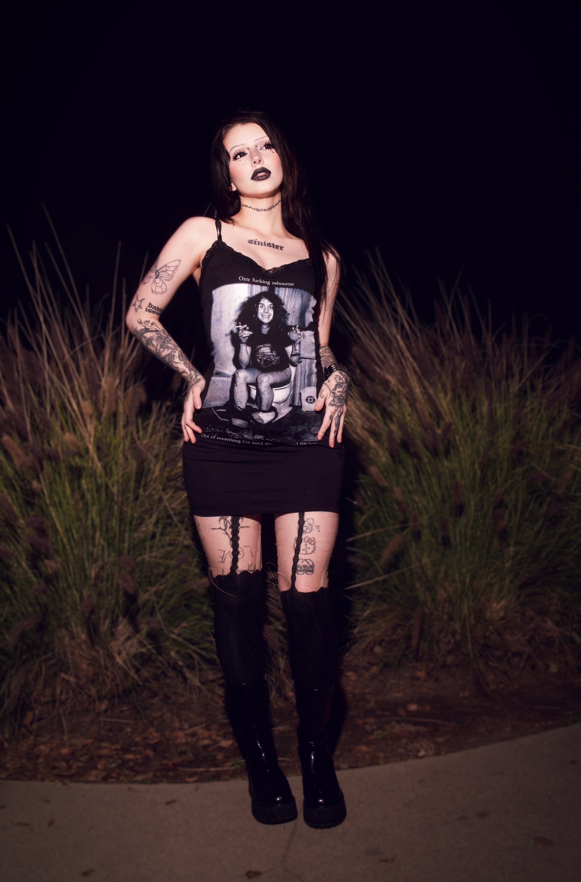 Ozzy Lace Strap Dress