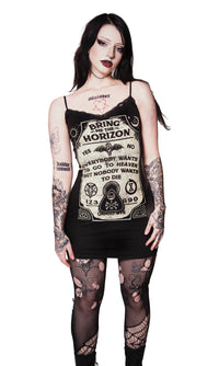 Bring Me the Horizon Lace Strap Dress