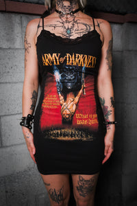 Army of Darkness Lace Strap Dress