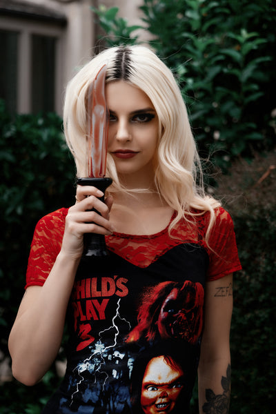 Chucky Red Lace Dress