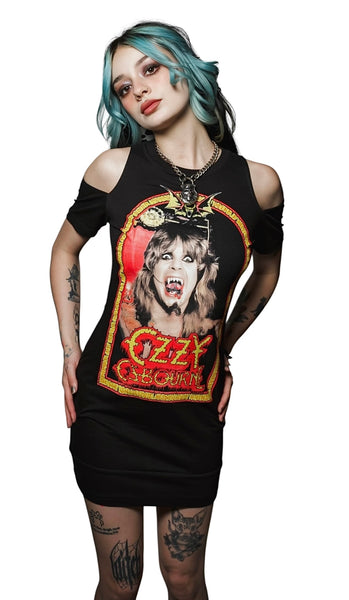 Ozzy Shoulder-Cut Dress