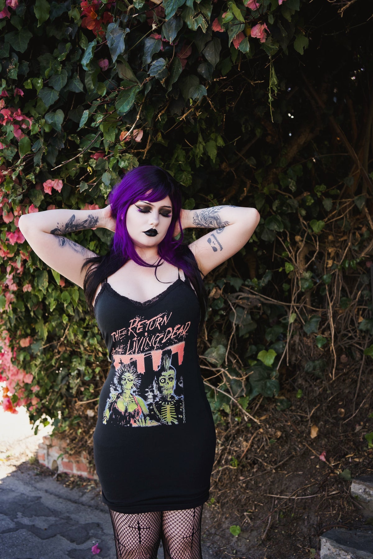 The Return of the Living Dead Lace Strap Dress