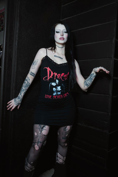 Dracula (Love never dies) Lace Strap Dress