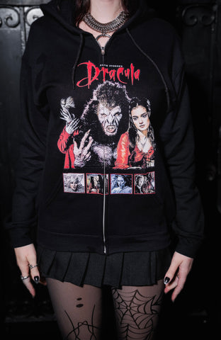 Dracula Zipped Hoodie (Unisex)