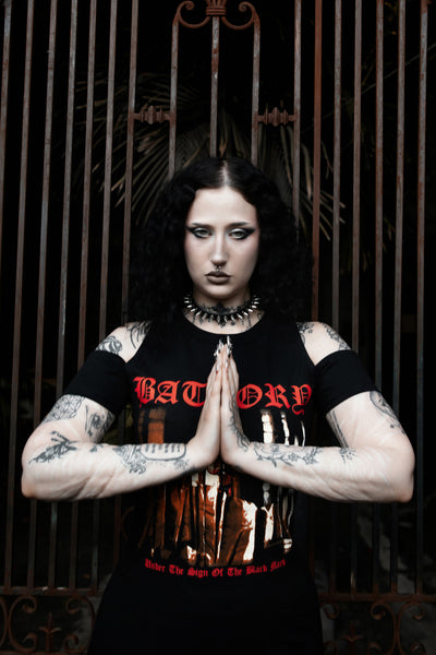 Bathory Shoulder-Cut Dress