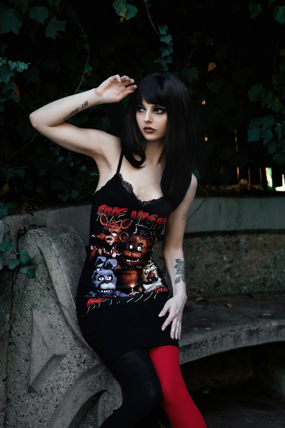 Five Nights at Freddy's Lace Strap Dress