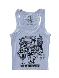 Death Ribbed Tank Top