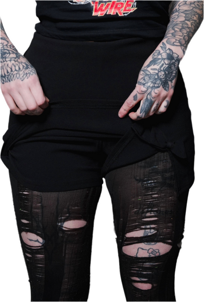 Black Mini Skort