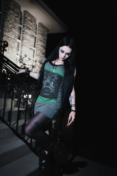 Type O Negative Lace Strap Dress (With my love)