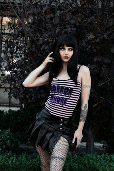 Horror Whore Ribbed Tank