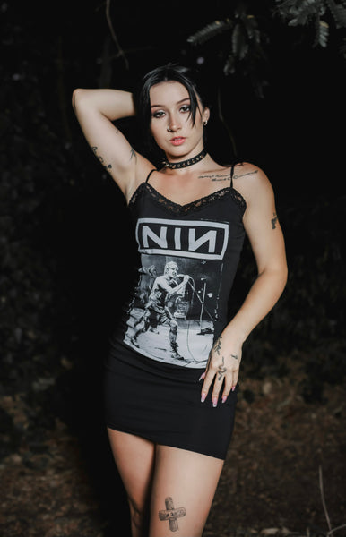 NIN Lace Strap Dress