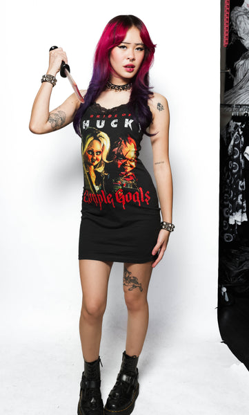 Chucky and Tiffany Lace Strap Dress