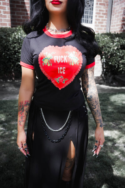 F Ice Ringer Tee (Heart)