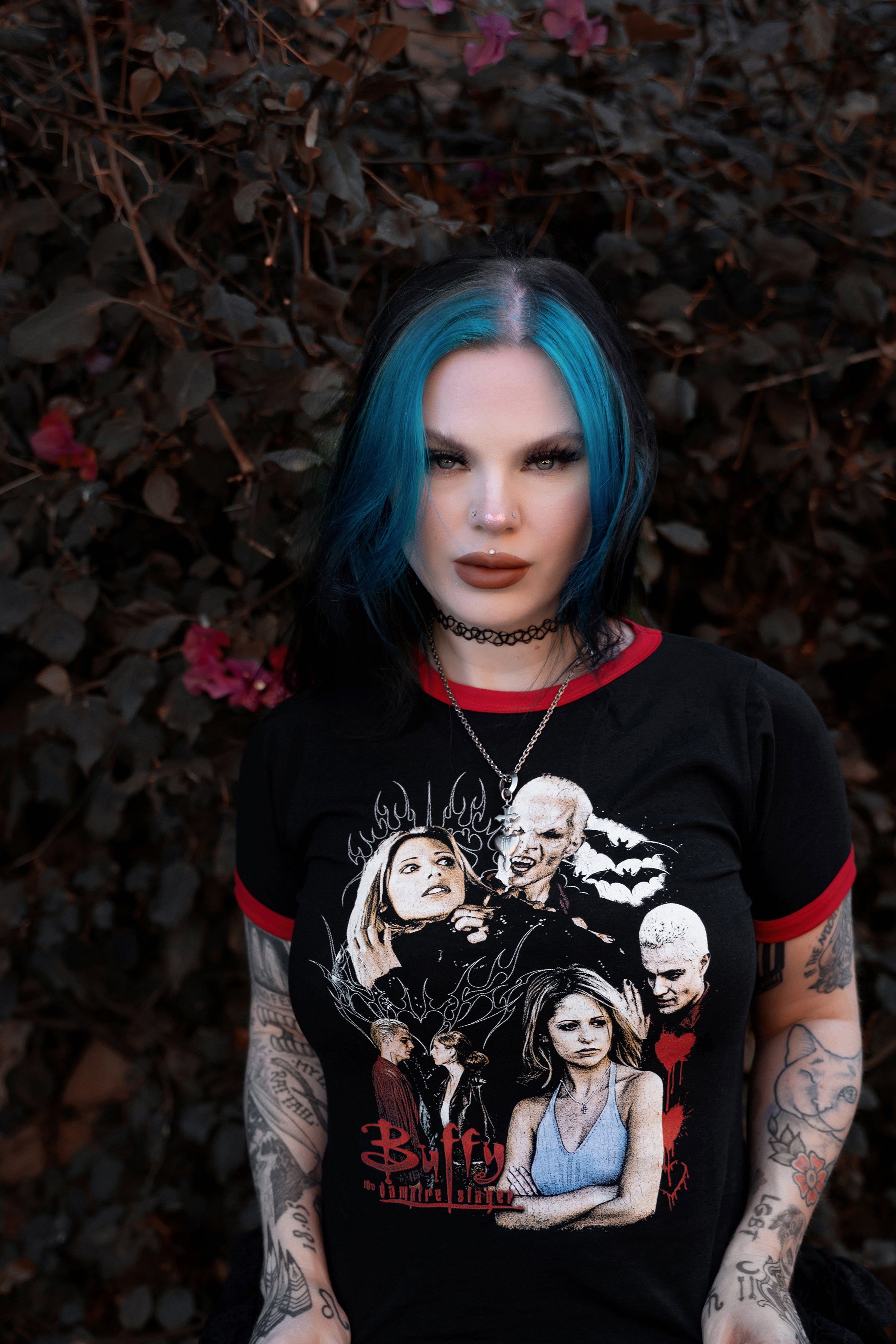 Buffy & Spike Ringer Tee