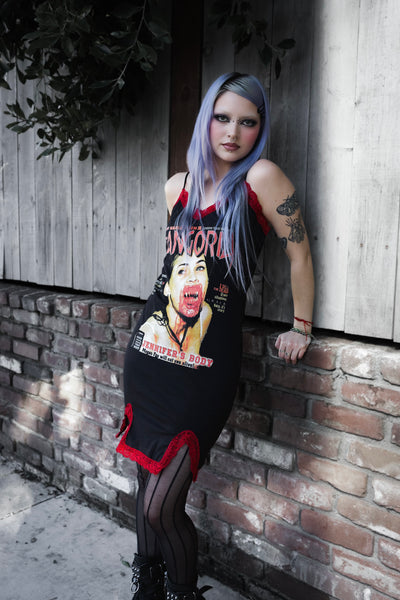 Jennifer's Body (Fangoria) Slit Red Lace Dress