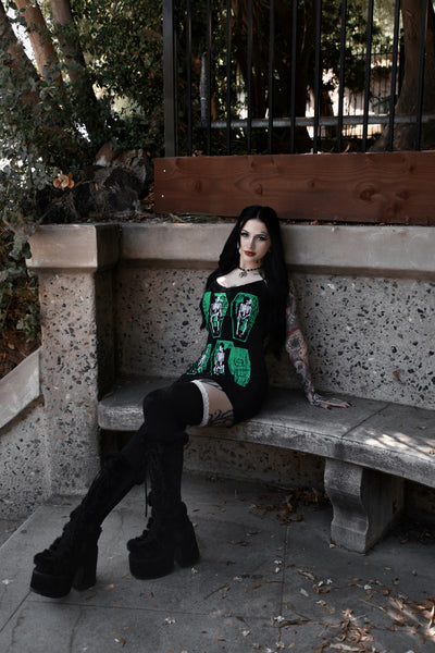 Type O' Negative Lace Strap Dress