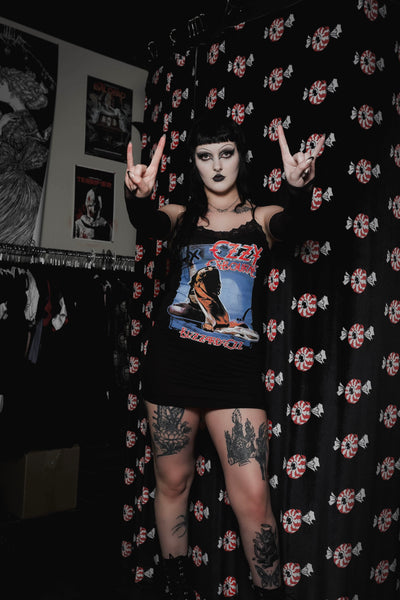 Ozzy (Blizzard of Ozz) Lace Strap Dress