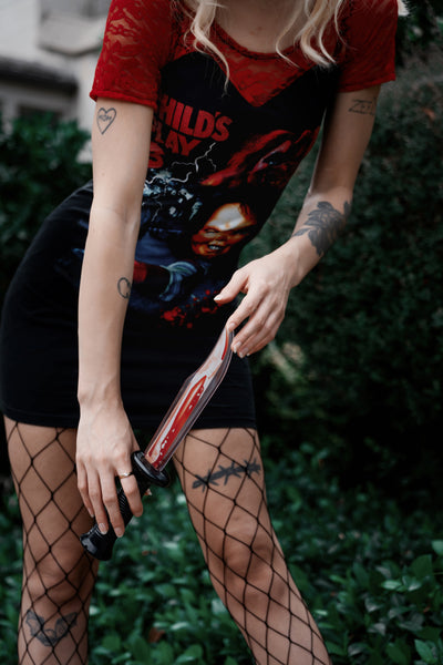 Chucky Red Lace Dress