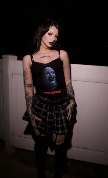 Art Cropped Lace Tank (Limited edition)