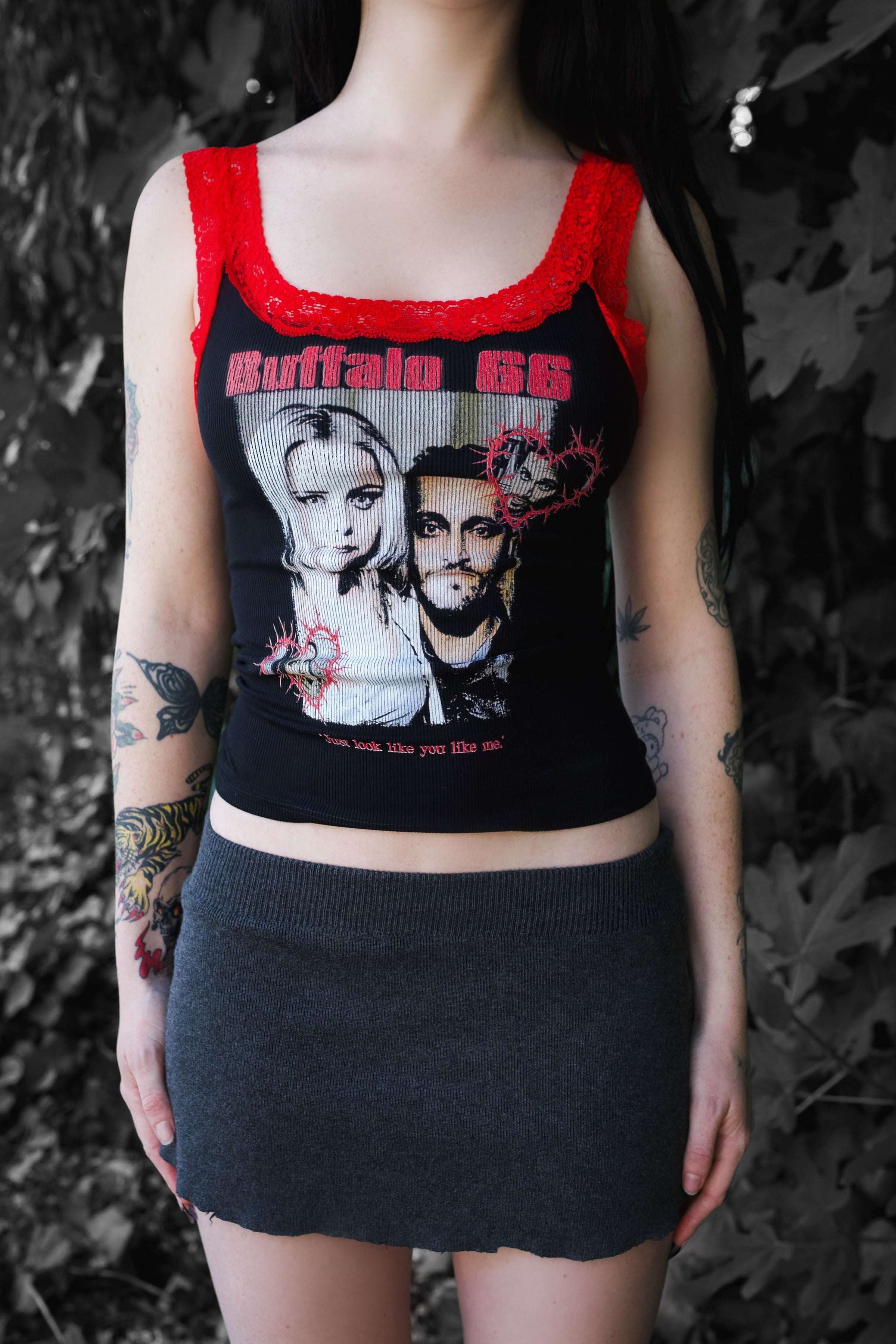 Buffalo 66 Lace Ribbed Tank