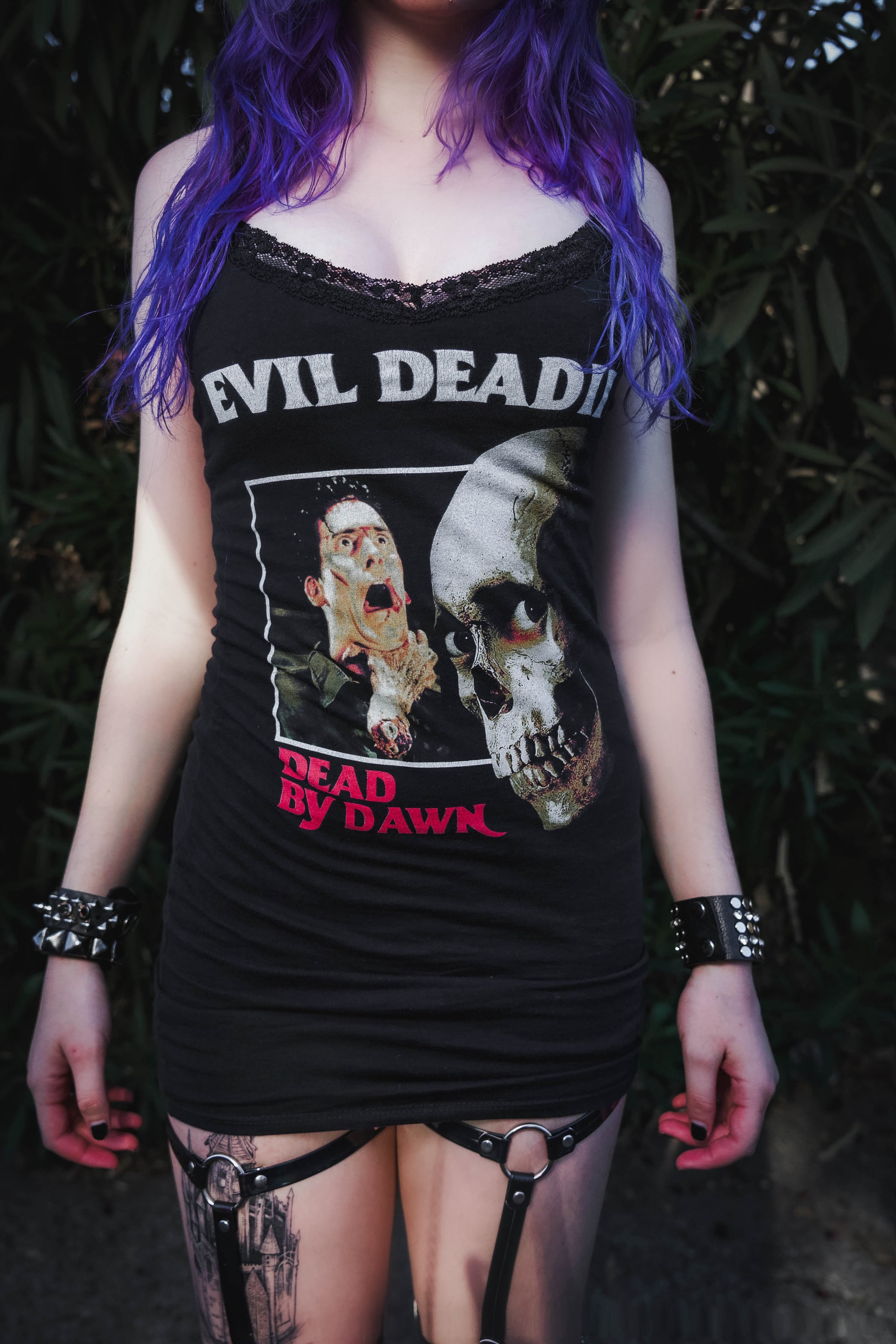 Evil Dead Lace Strap Dress