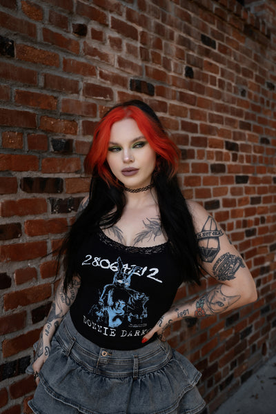 Donnie Darko Cropped Lace Tank