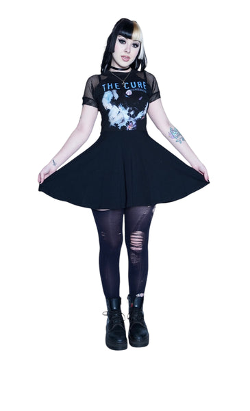 The Cure Fishnet Baby Doll Dress