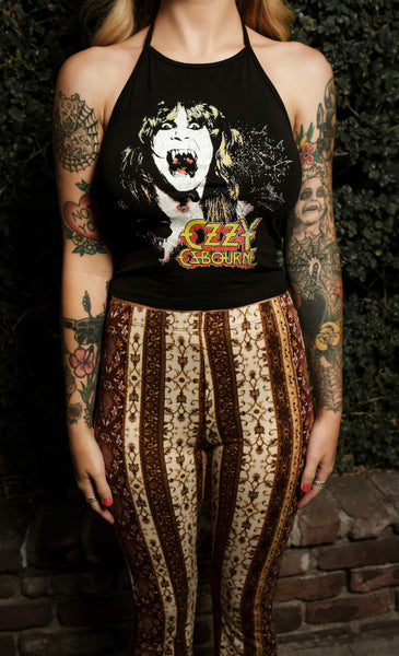 Ozzy Osbourne Halter Top (Limited edition)(Close up)