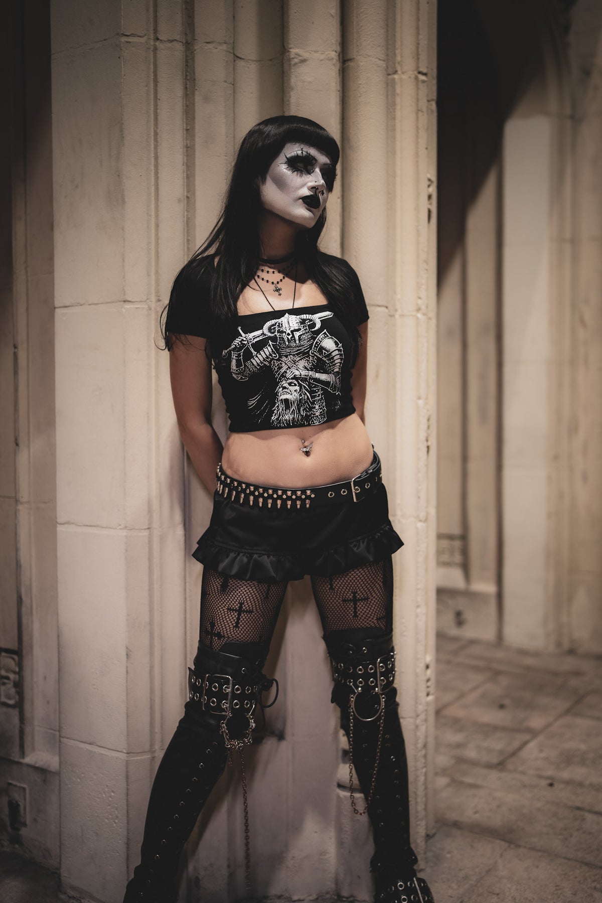 Butcher Scoop Neck Top