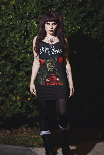 Jeepers Creepers Lace Strap Dress