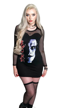 The Crow Fishnet Dress