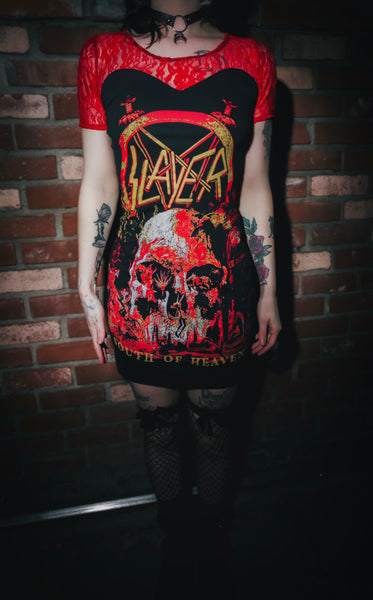 Slayer Red Lace Dress