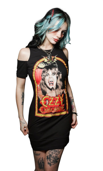 Ozzy Shoulder-Cut Dress