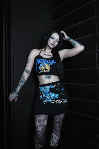Two Piece Metallica Dress