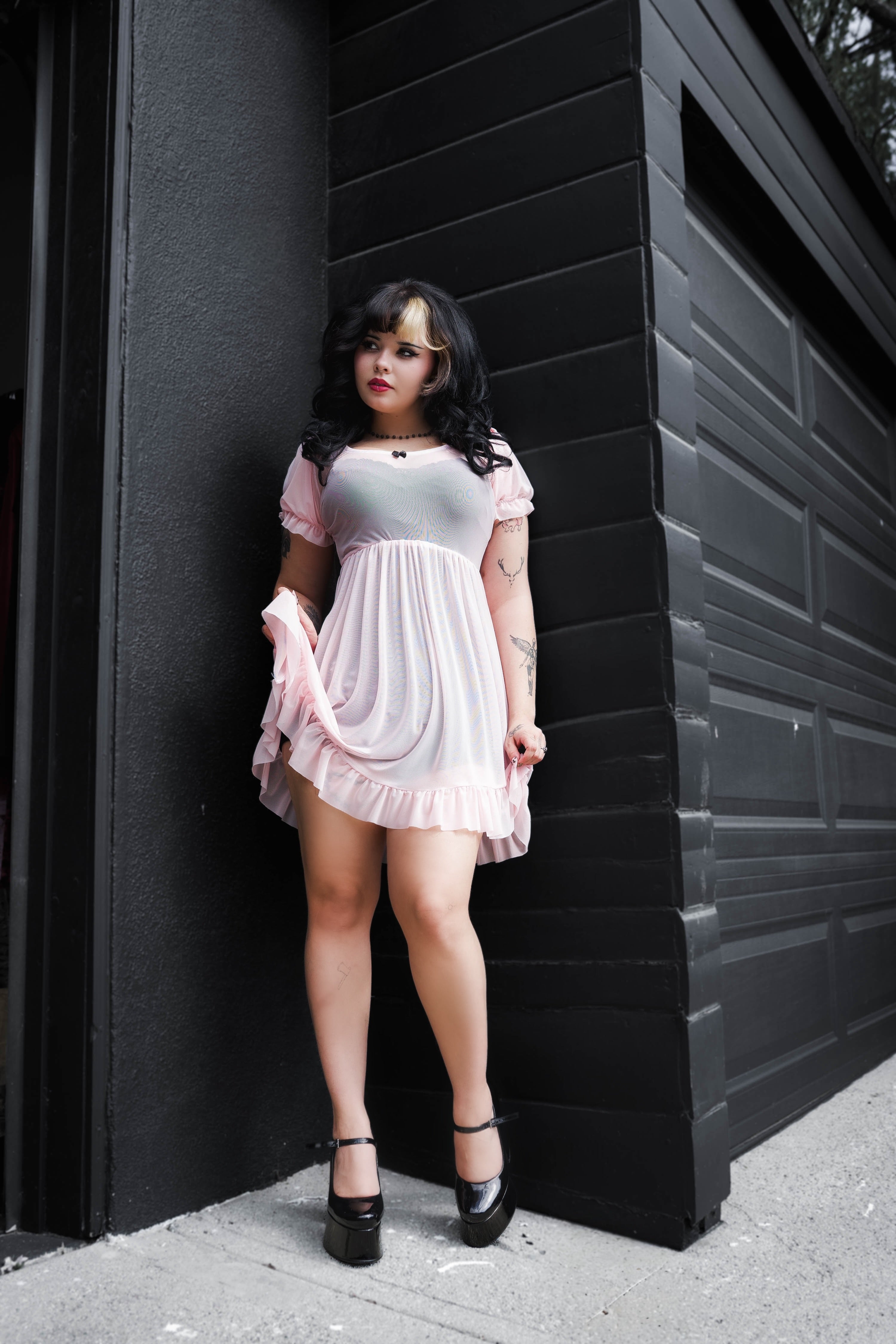 mesh babydoll dress Blush Mesh Babydoll Dress mesh babydoll dress Blush Mesh Babydoll Dress