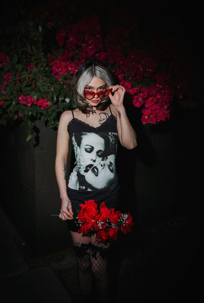 Type O' Negative Lace Strap Dress