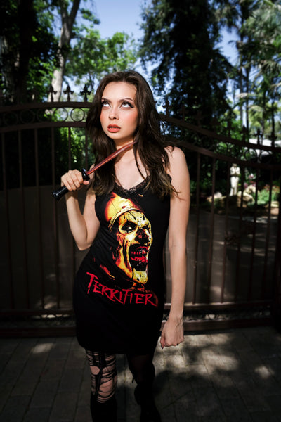 Art Lace Strap Dress