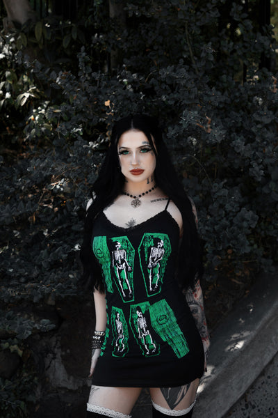 Type O' Negative Lace Strap Dress