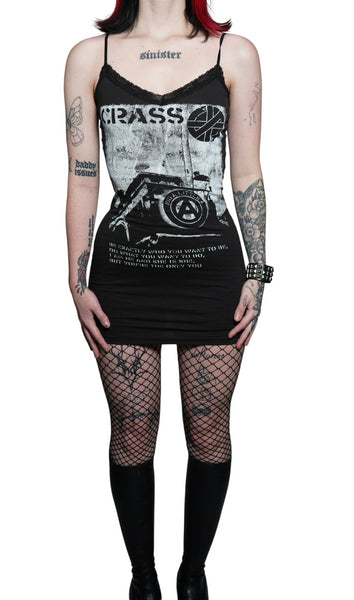 Crass Lace Strap Dress