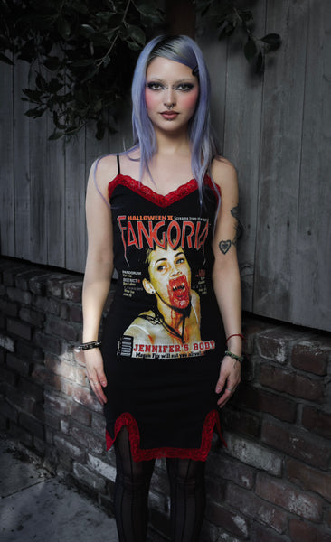 Jennifer's Body (Fangoria) Slit Red Lace Dress