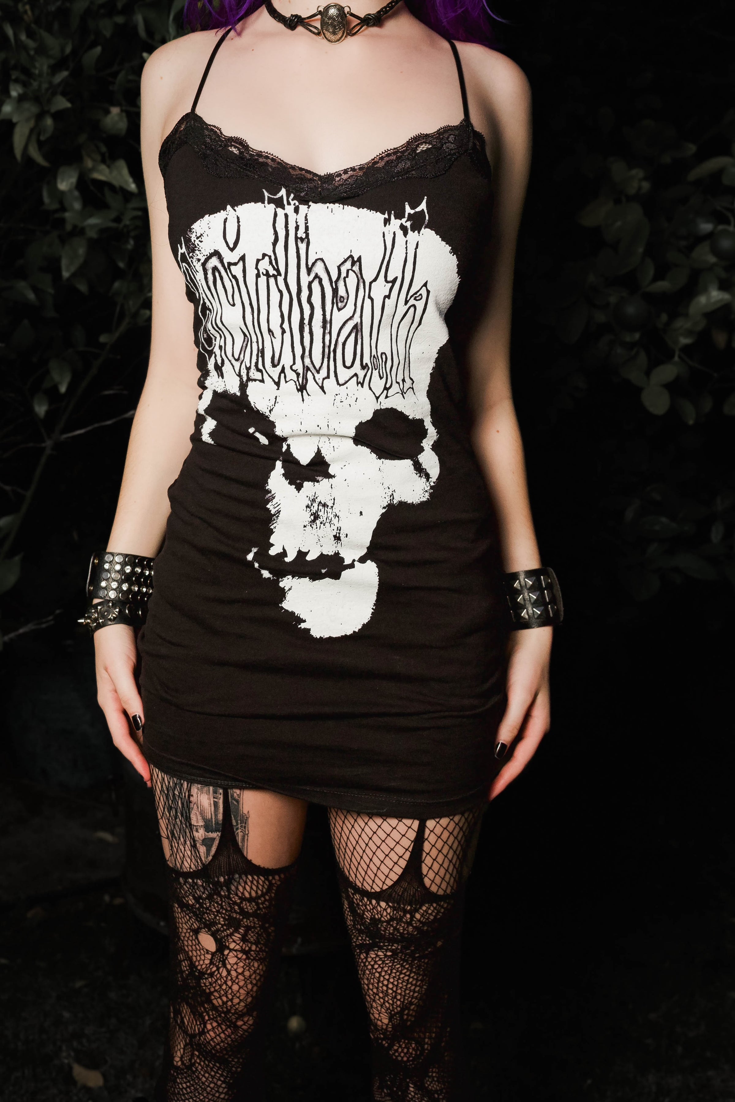 ACID BATH Lace Strap Dress