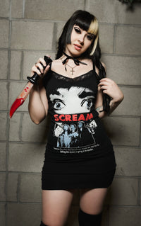 Scream Lace Strap Dress