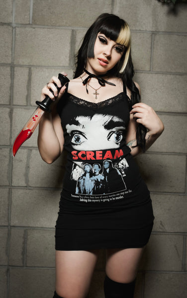 Scream Lace Strap Dress