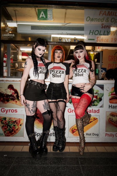 Pizza Slut Ribbed Tank Top