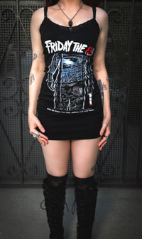 Friday The 13th Lace Strap Dress