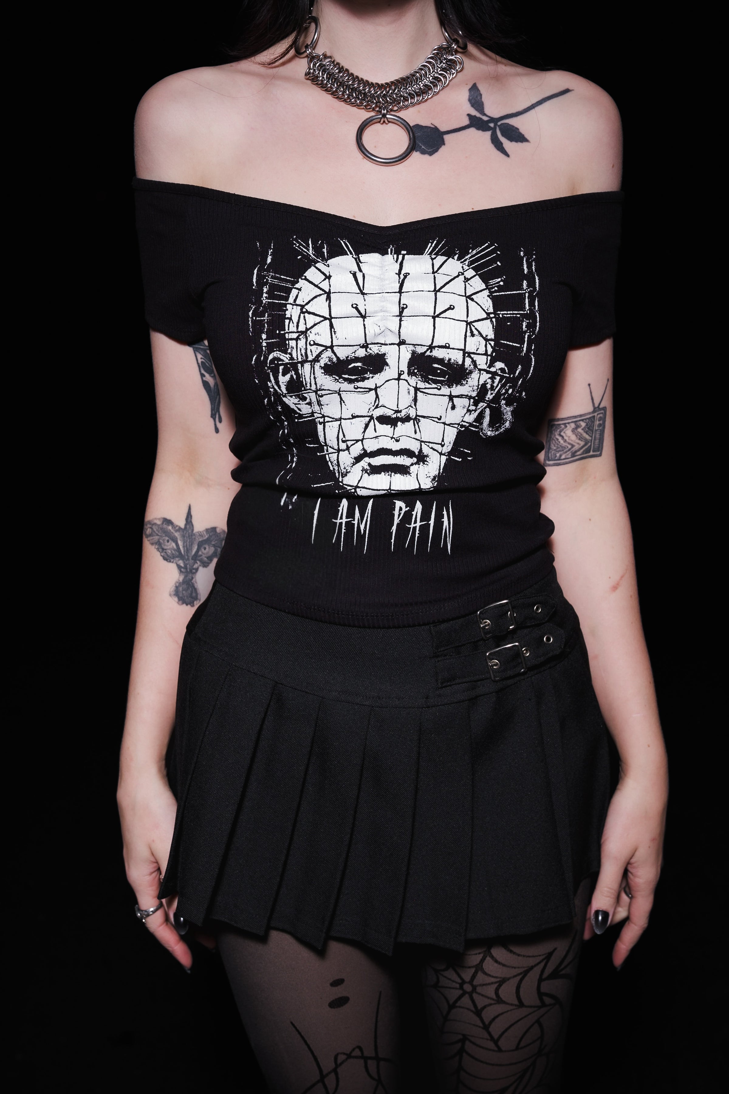 I am Pain Off Shoulder Top