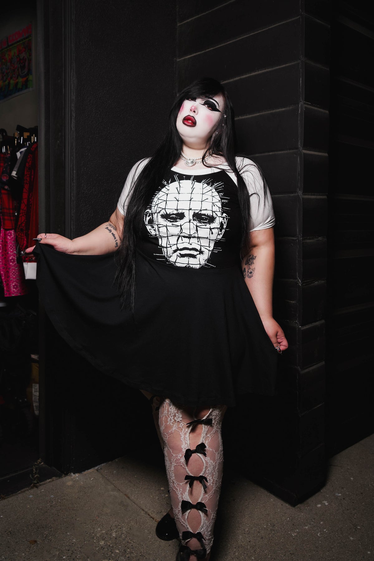 Pinhead (Face) Baby Doll Dress