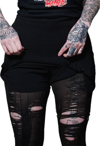 Black Mini Skort