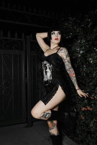Rozz - Christian Death Mini Slip Dress