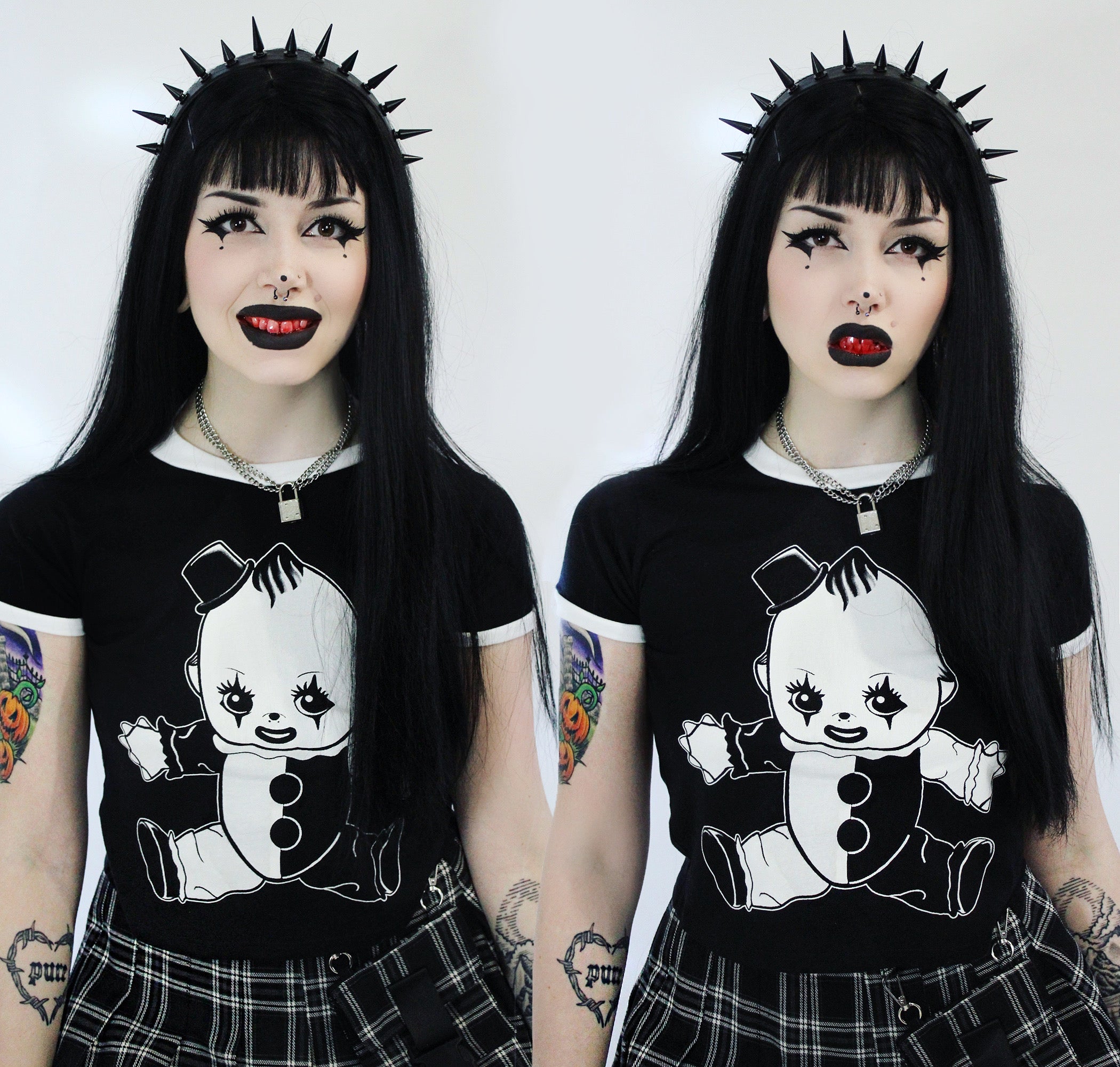 Art The Clown Kewpie Ringer Tee